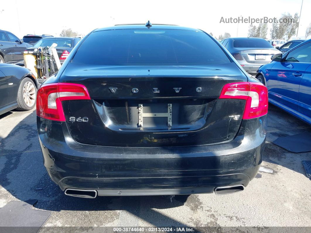 2015 Volvo S60 T5 Platinum Black vin: YV126MFD0F2306664