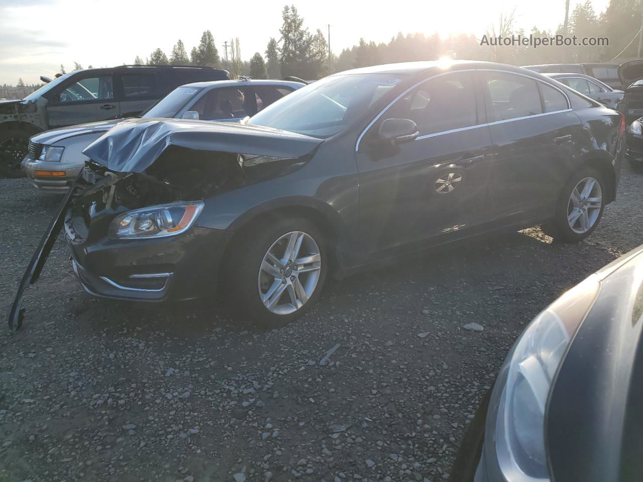 2015 Volvo S60 Platinum Черный vin: YV126MFD1F1310020