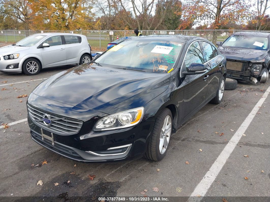 2015 Volvo S60 T5 Drive-e Premier Black vin: YV126MFK2F1365610