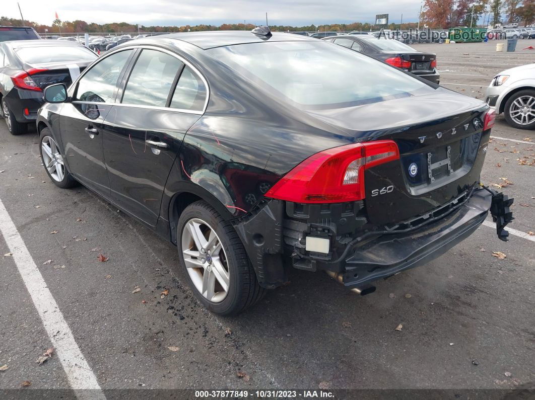 2015 Volvo S60 T5 Drive-e Premier Black vin: YV126MFK2F1365610