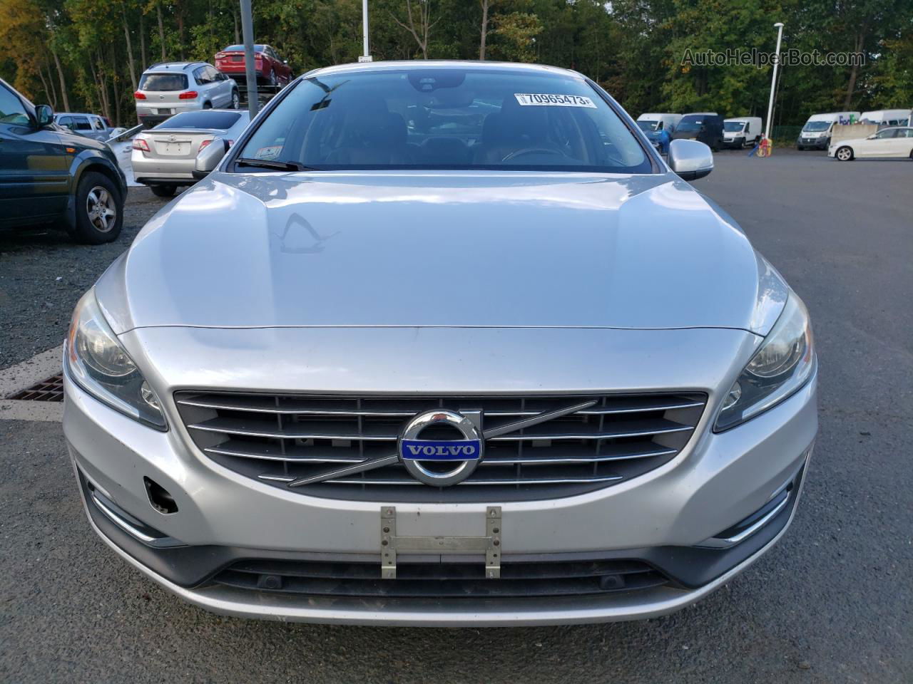 2015 Volvo S60 Premier Silver vin: YV126MFK3F1342532