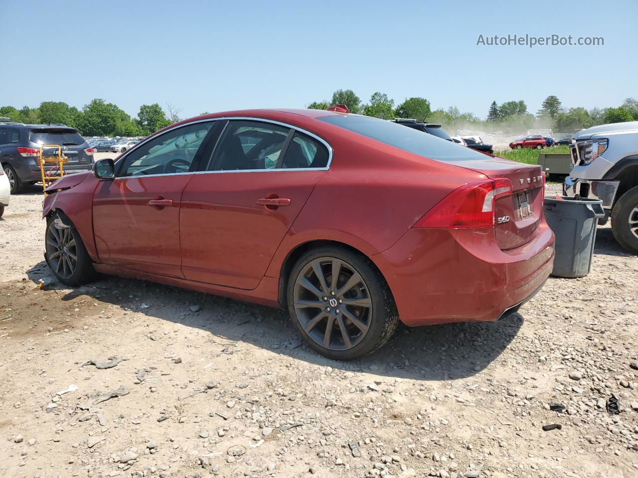 2015 Volvo S60 Premier Maroon vin: YV126MFK4F1340207