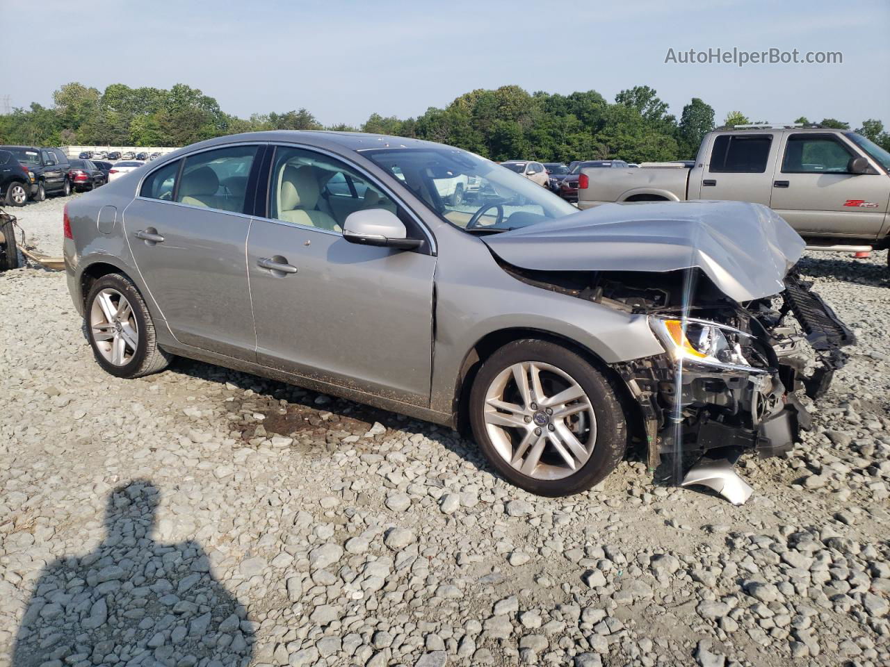 2015 Volvo S60 Premier Tan vin: YV126MFK7F1337799