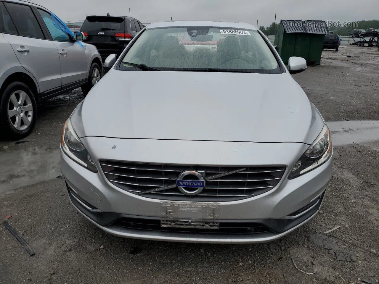 2015 Volvo S60 Premier Silver vin: YV126MFK9F1348416