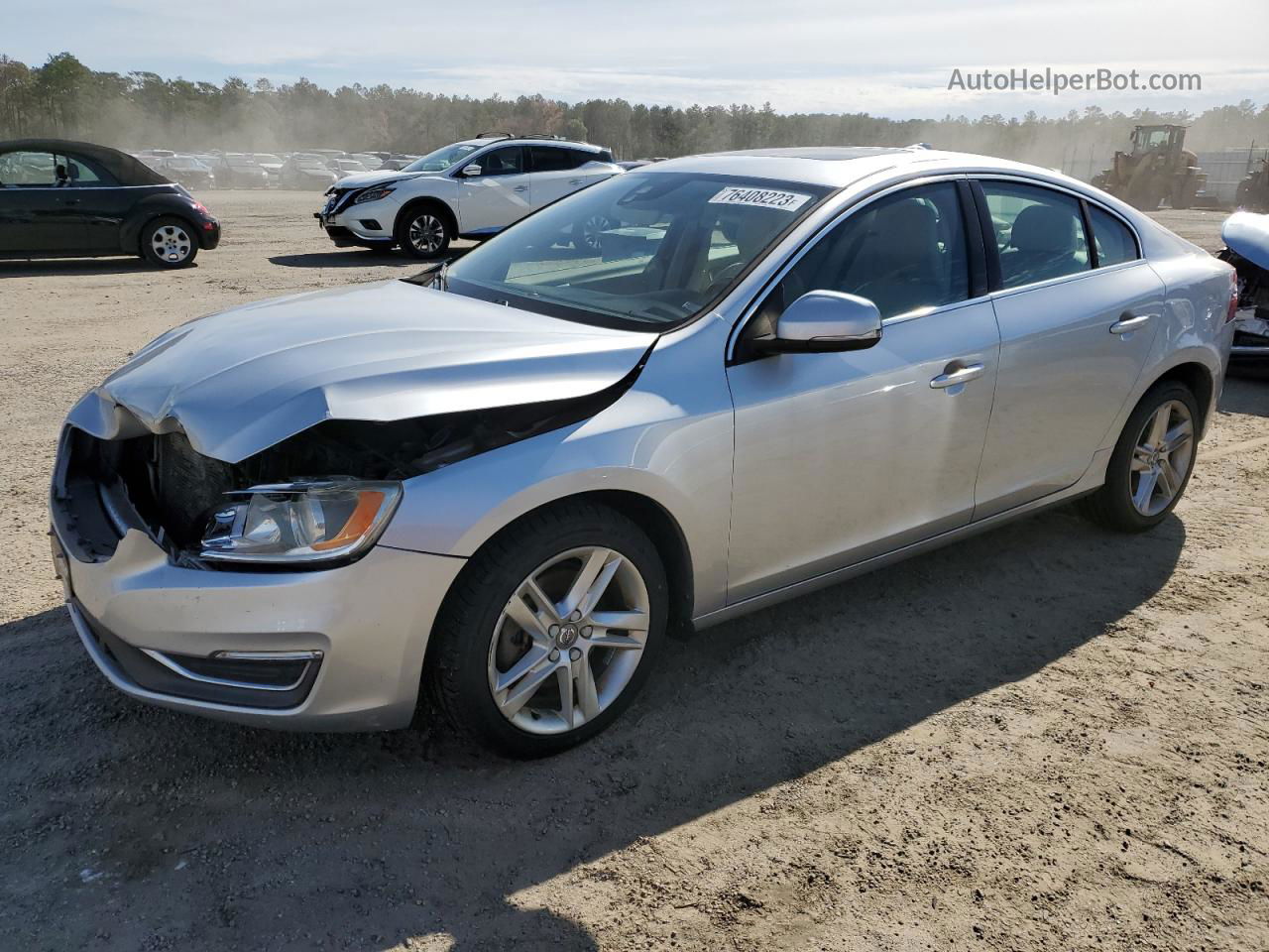 2015 Volvo S60 Premier Silver vin: YV126MFK9F1360033