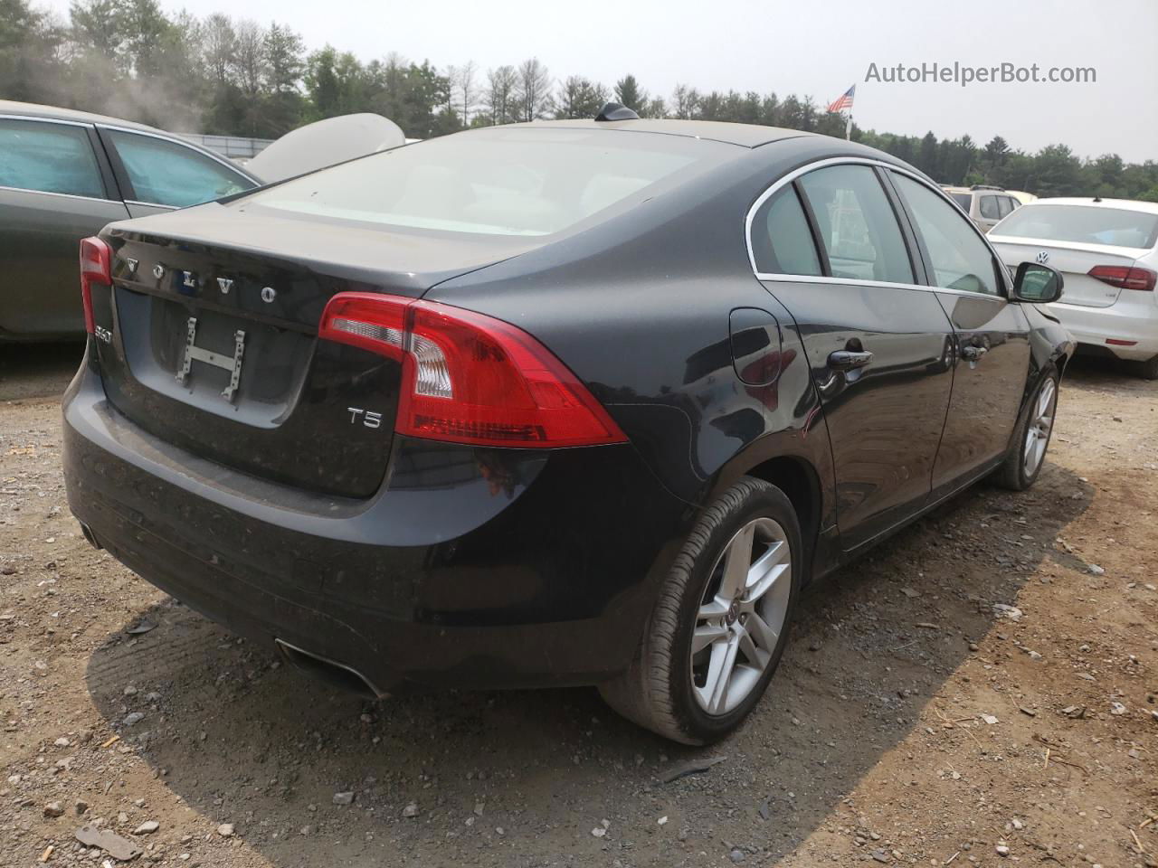 2015 Volvo S60 Platinum Черный vin: YV126MFM9F2337573