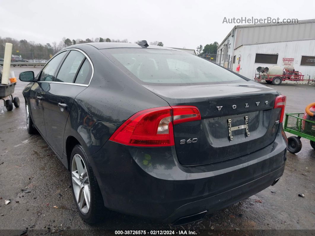 2015 Volvo S60 T5 Premier Gray vin: YV140MFB4F1307959