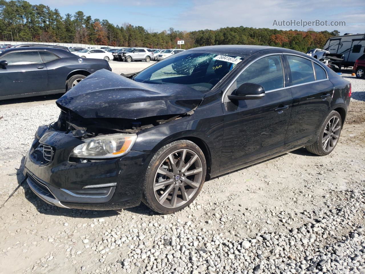 2015 Volvo S60 Premier Черный vin: YV140MFB5F2301288