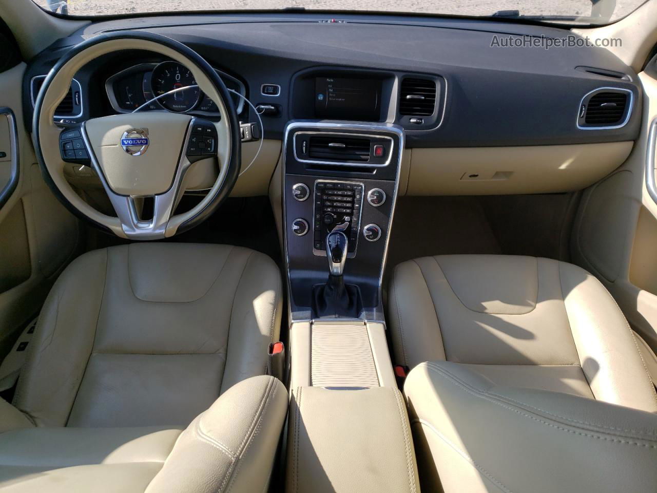 2015 Volvo S60 Premier Черный vin: YV140MFK7F1347744