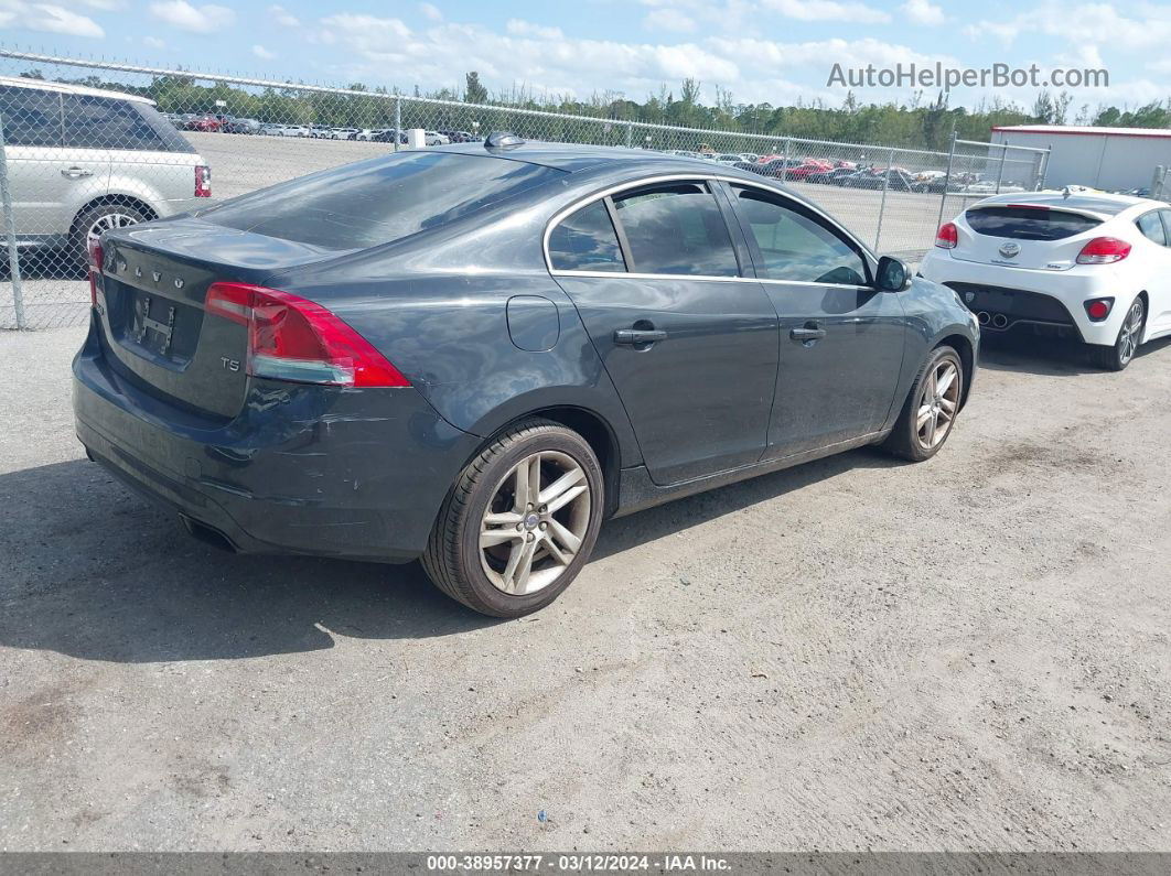 2015 Volvo S60 T5 Premier Dark Blue vin: YV140MFK9F1363735