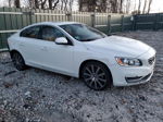 2015 Volvo S60 Premier+ White vin: YV149MFC4F1317485