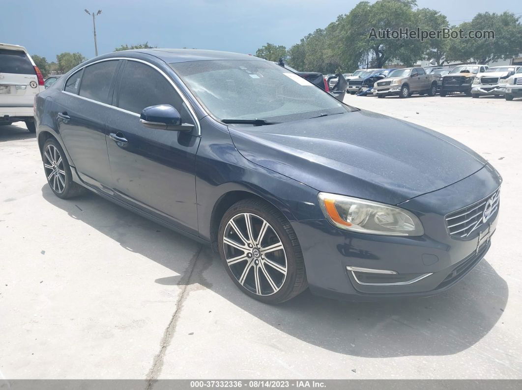 2015 Volvo S60 T6 Drive-e Blue vin: YV149MFK9F1351591