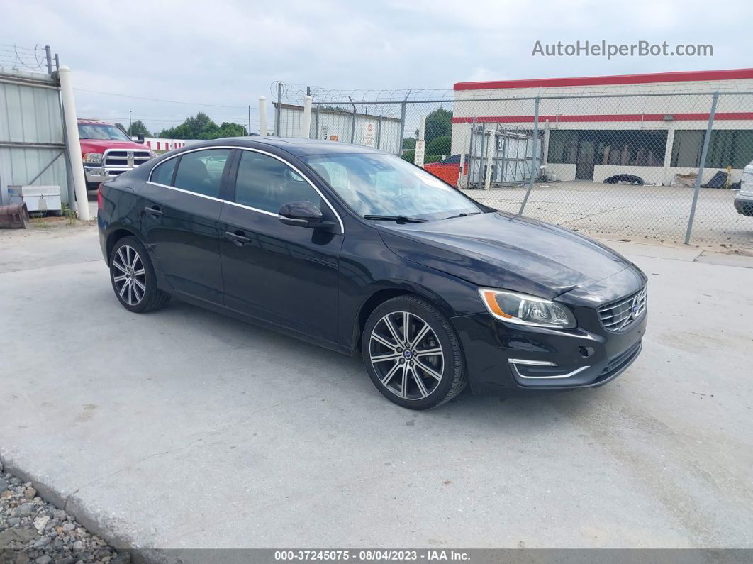 2015 Volvo S60 T6 Drive-e Platinum Black vin: YV149MFM1F2356747