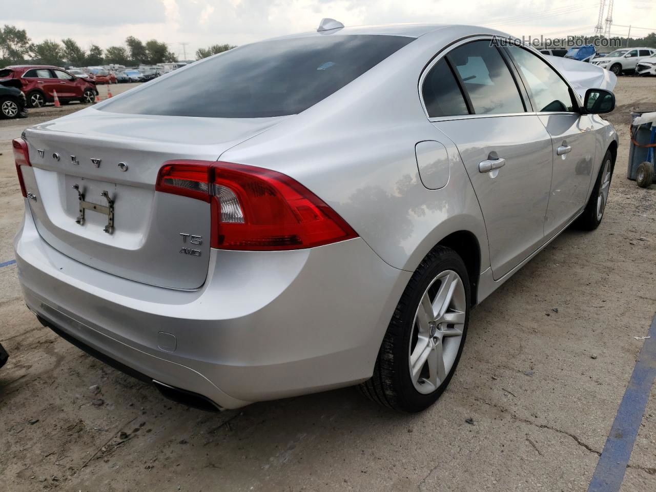 2015 Volvo S60 Premier Silver vin: YV1612TB0F1304006