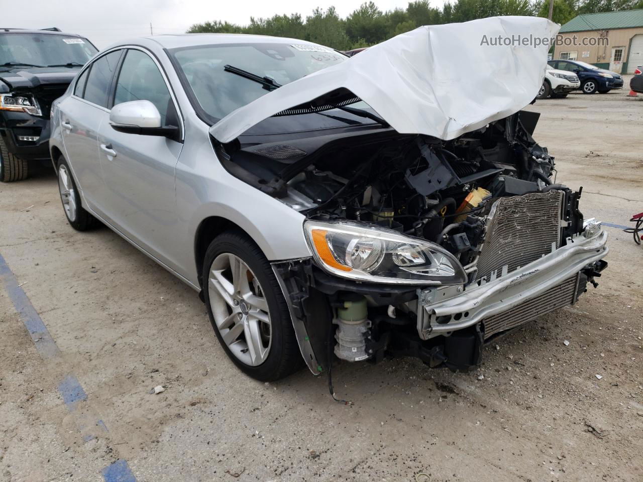 2015 Volvo S60 Premier Silver vin: YV1612TB0F1304006