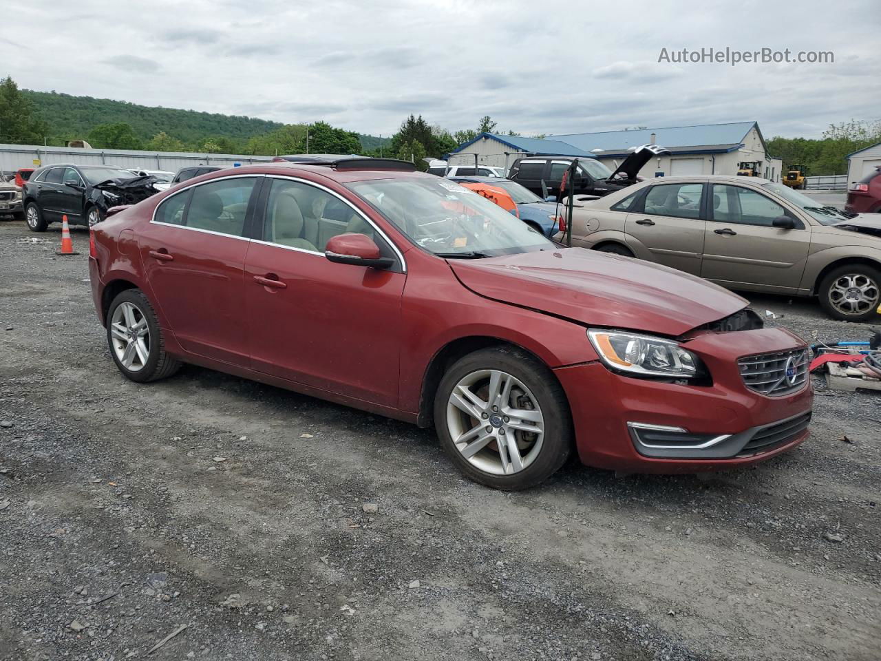 2015 Volvo S60 Premier Burgundy vin: YV1612TB2F1317338