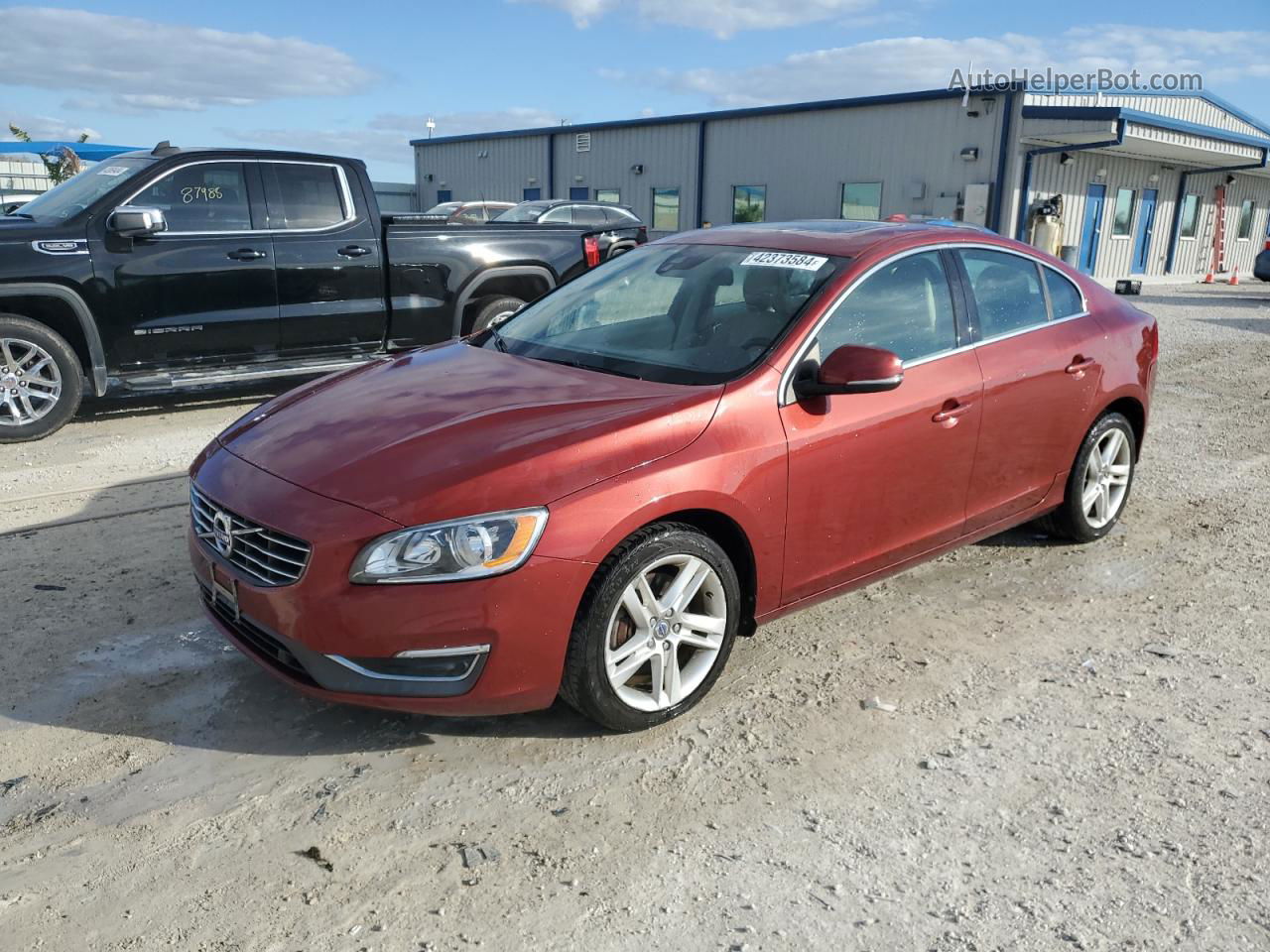 2015 Volvo S60 Premier Maroon vin: YV1612TB3F2310246