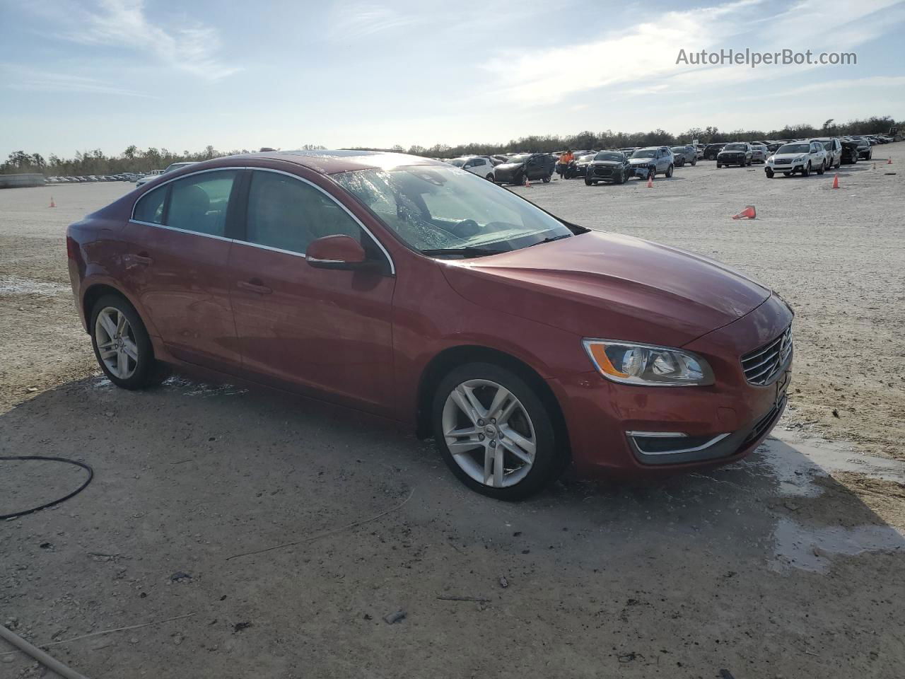 2015 Volvo S60 Premier Maroon vin: YV1612TB3F2310246