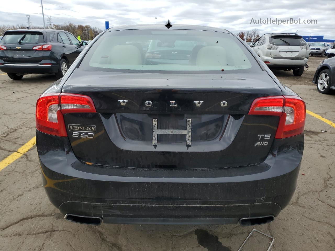 2015 Volvo S60 Premier Black vin: YV1612TB7F1305847