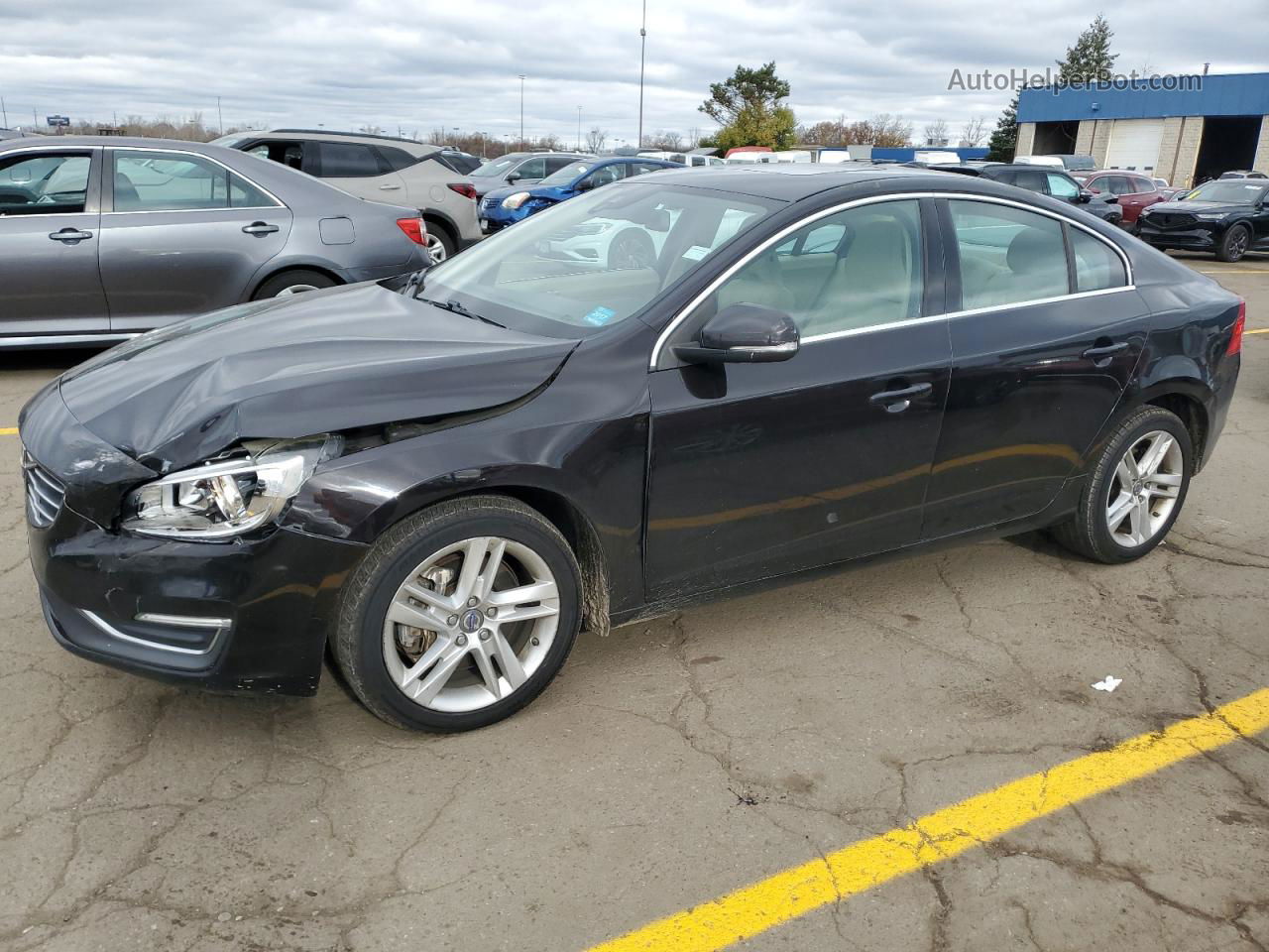 2015 Volvo S60 Premier Black vin: YV1612TB7F1305847