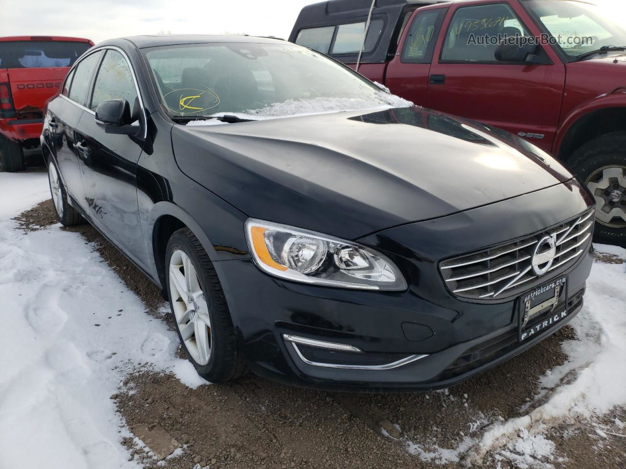 2015 Volvo S60 Premier+ Black vin: YV1612TC4F1309878