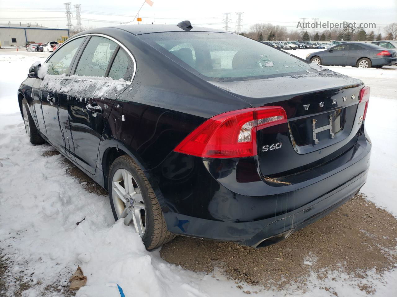 2015 Volvo S60 Premier+ Black vin: YV1612TC4F1309878