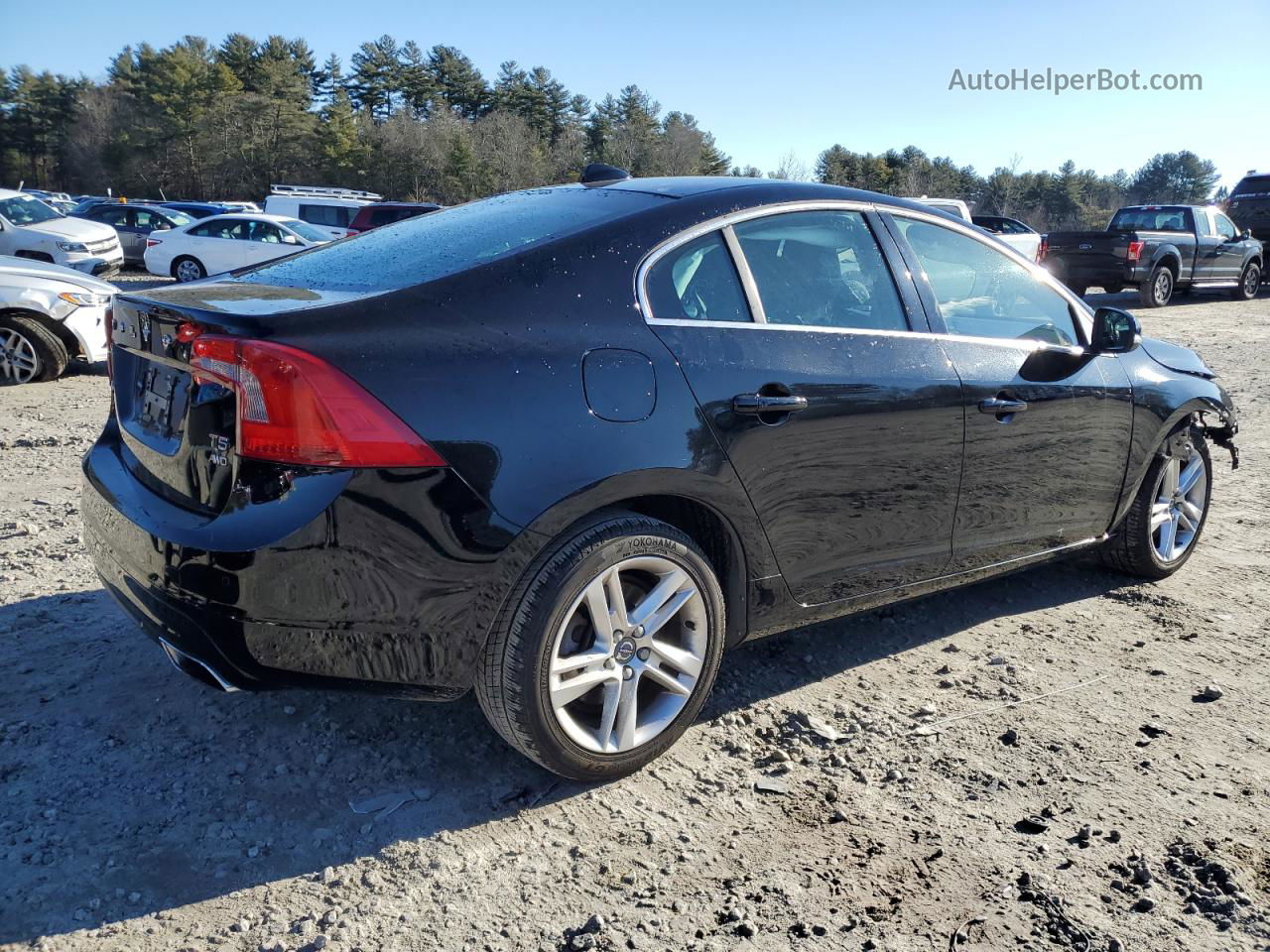 2015 Volvo S60 Platinum Черный vin: YV1612TM1F2364517