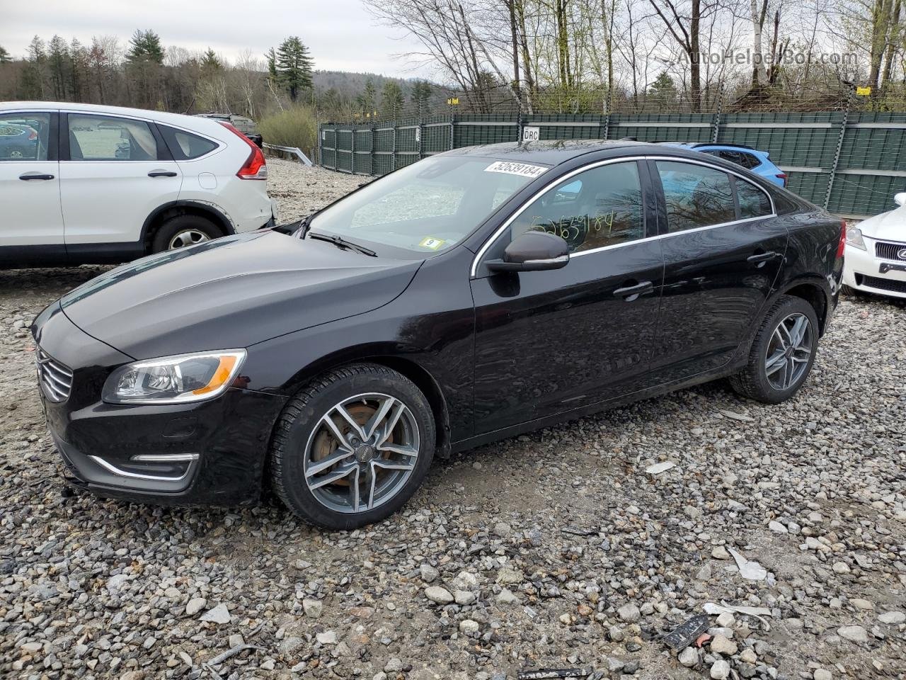 2015 Volvo S60 Platinum Черный vin: YV1612TMXF1347012