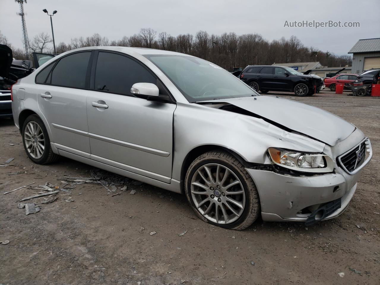 2009 Volvo S40 2.4i Silver vin: YV1MS382792448766