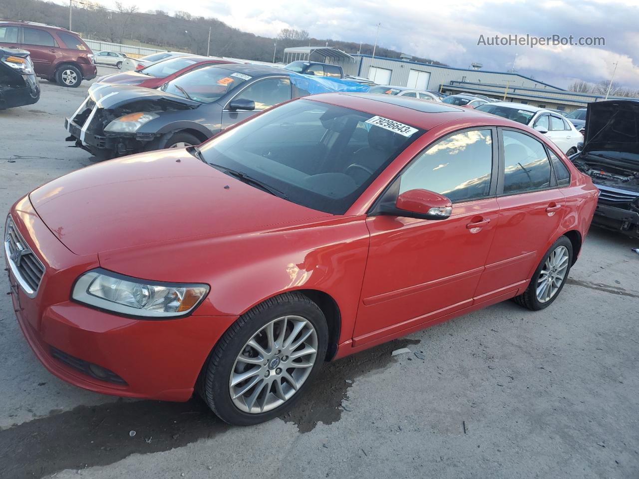 2009 Volvo S40 2.4i Red vin: YV1MS382X92464377