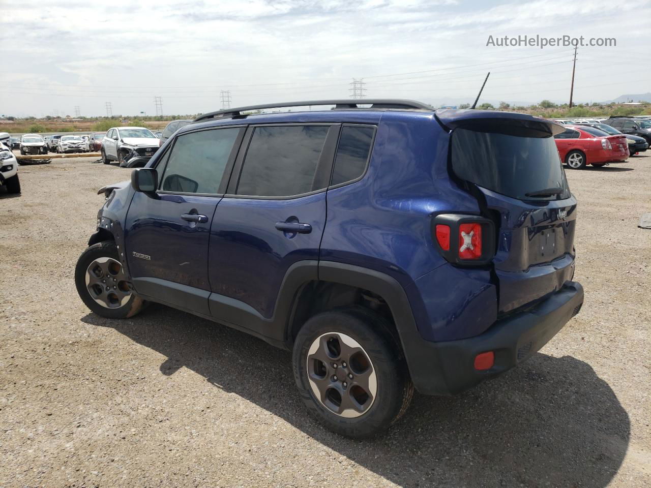 2017 Jeep Renegade Sport Blue vin: ZACCJAAB0HPE54478