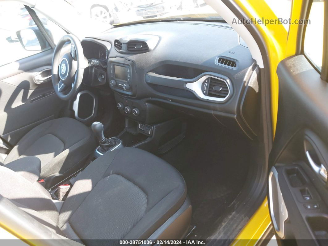 2018 Jeep Renegade Sport Fwd Yellow vin: ZACCJAAB0JPG98492