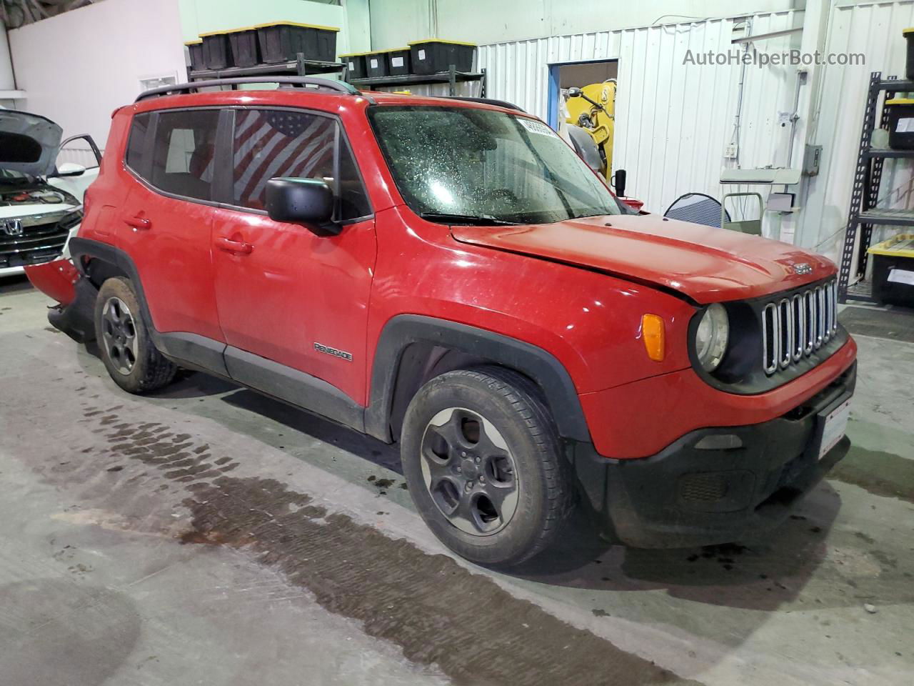 2017 Jeep Renegade Sport Red vin: ZACCJAAB1HPE48883