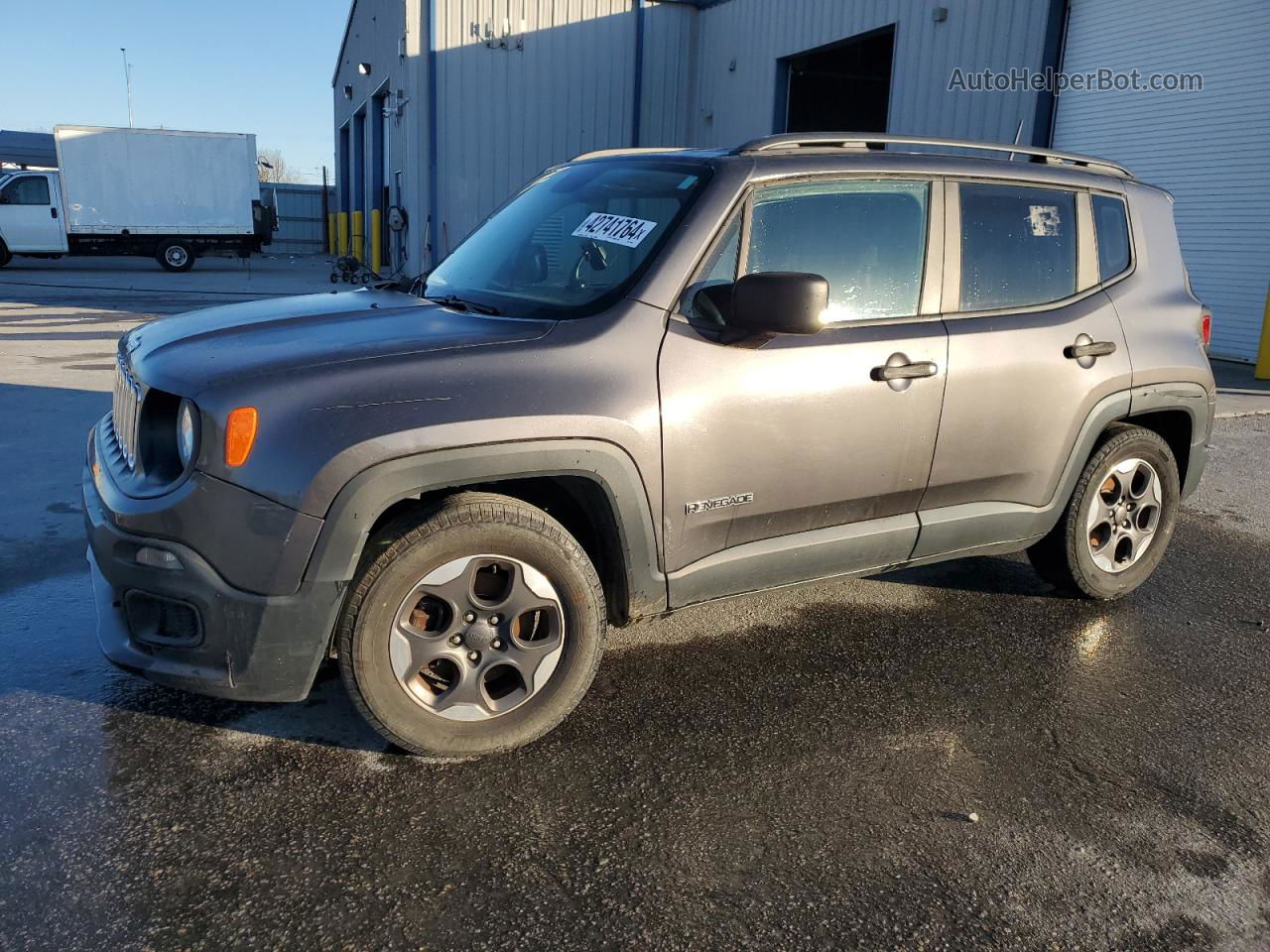 2017 Jeep Renegade Sport Gray vin: ZACCJAAB1HPG05814