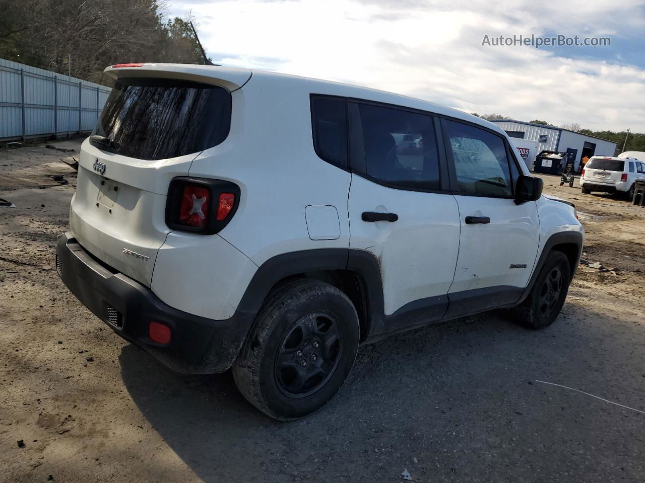 2017 Jeep Renegade Sport White vin: ZACCJAAB2HPE67524