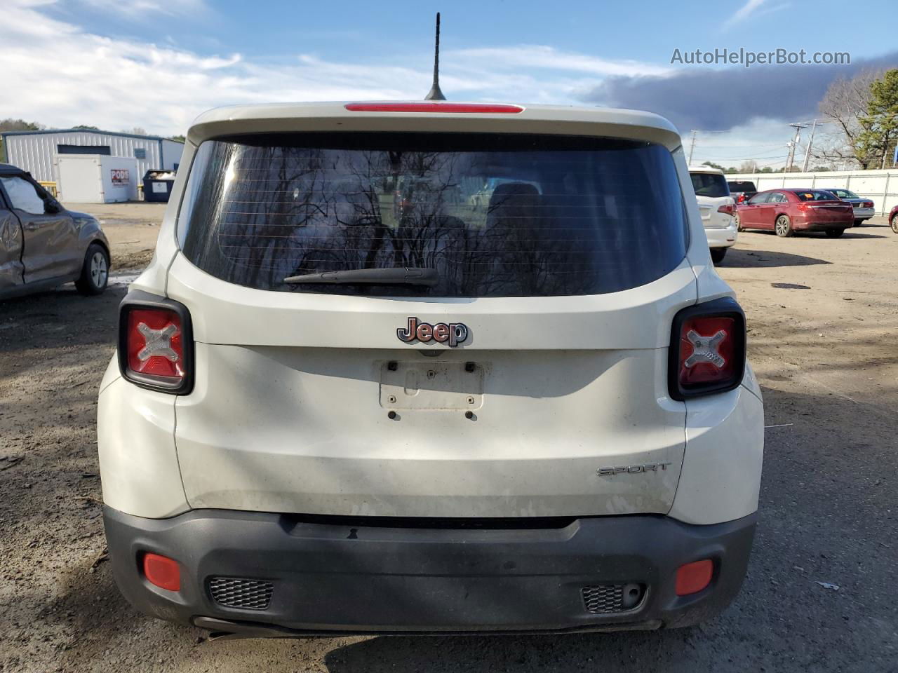 2017 Jeep Renegade Sport White vin: ZACCJAAB2HPE67524