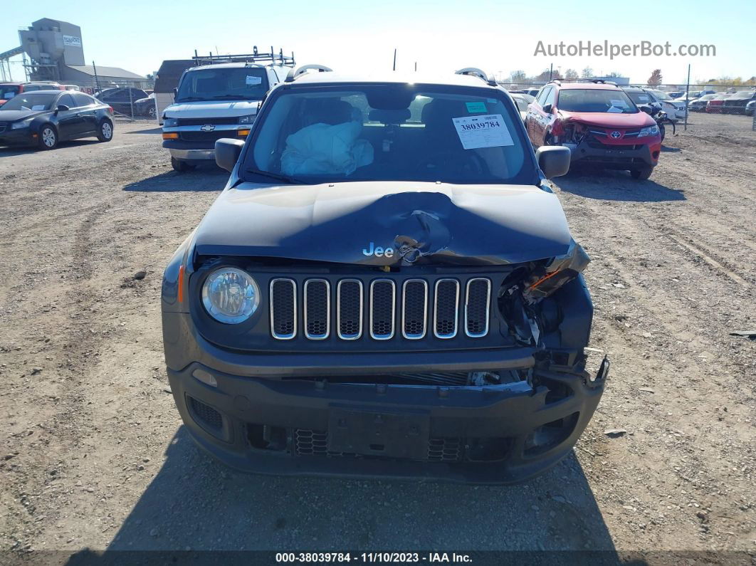 2017 Jeep Renegade Sport Fwd Gray vin: ZACCJAAB2HPF55134