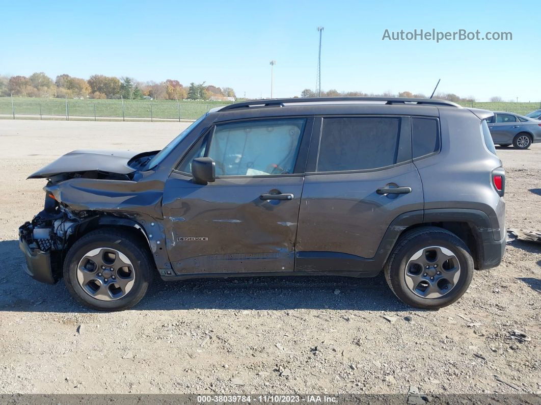 2017 Jeep Renegade Sport Fwd Gray vin: ZACCJAAB2HPF55134