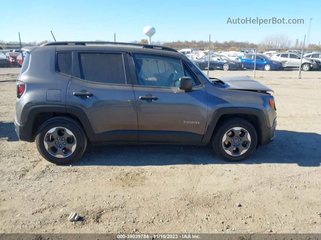 2017 Jeep Renegade Sport Fwd Gray vin: ZACCJAAB2HPF55134