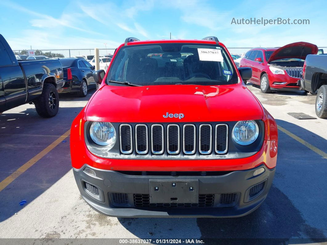 2018 Jeep Renegade Sport Fwd Red vin: ZACCJAAB2JPG70287