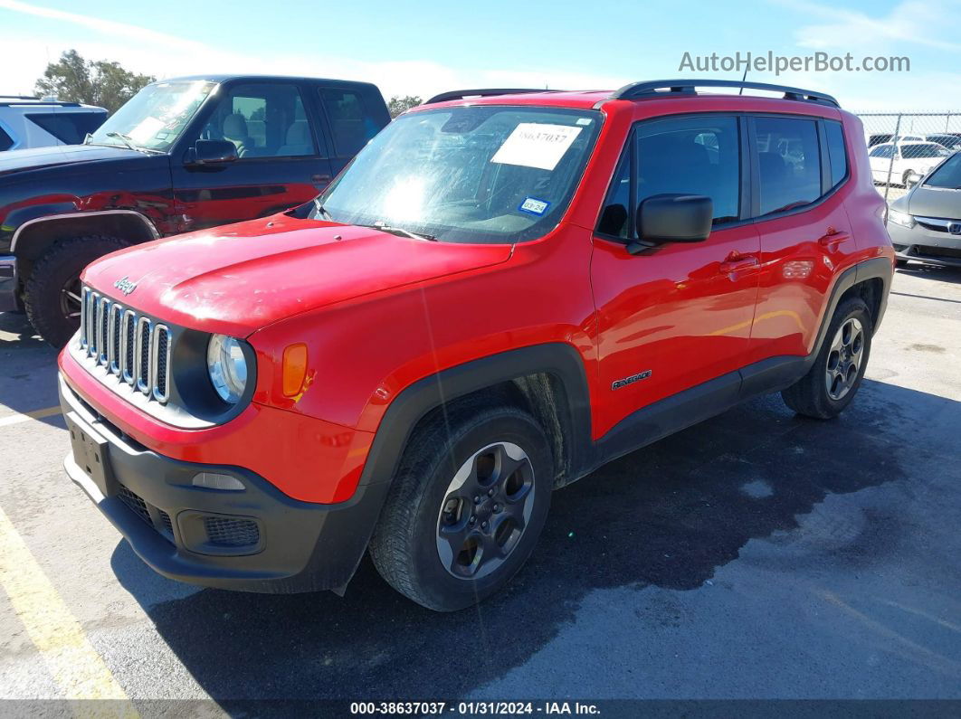 2018 Jeep Renegade Sport Fwd Red vin: ZACCJAAB2JPG70287