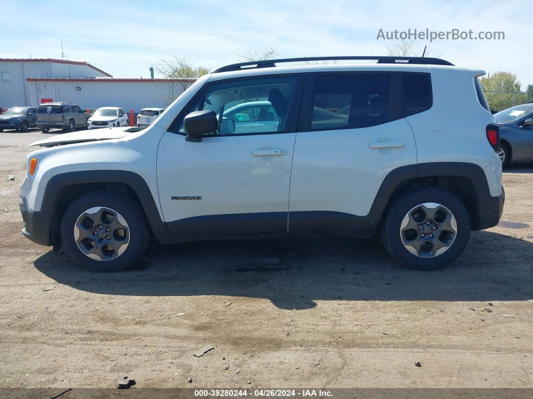 2017 Jeep Renegade Sport Fwd White vin: ZACCJAAB3HPE95381