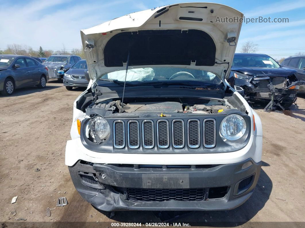 2017 Jeep Renegade Sport Fwd White vin: ZACCJAAB3HPE95381