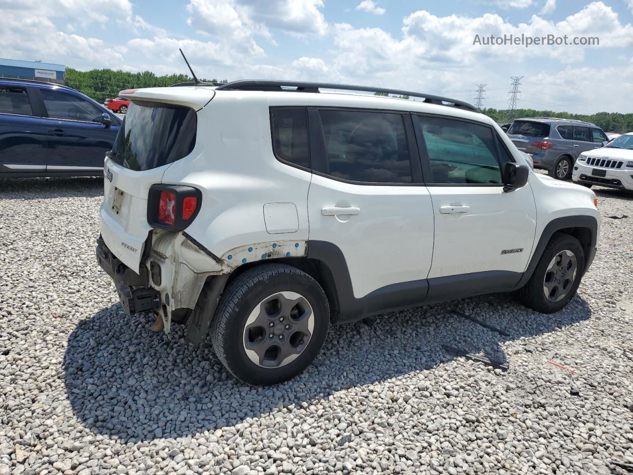 2017 Jeep Renegade Sport Белый vin: ZACCJAAB3HPF92046