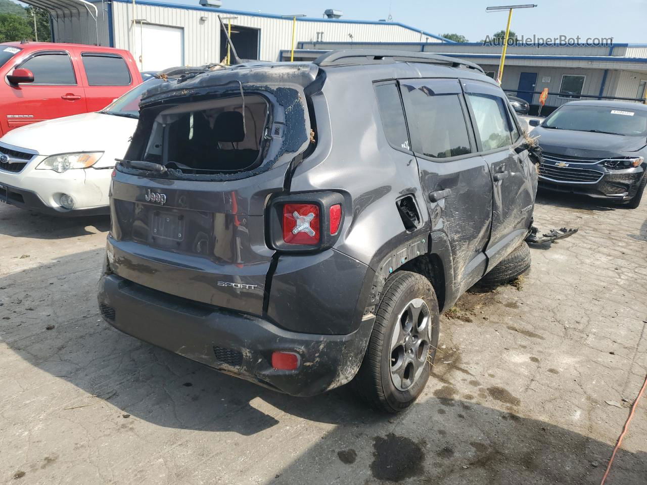 2017 Jeep Renegade Sport Gray vin: ZACCJAAB5HPF56696