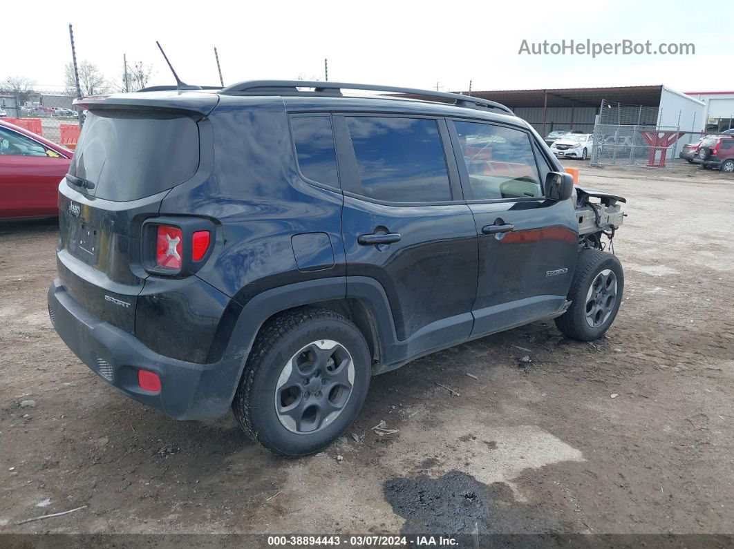 2017 Jeep Renegade Sport Fwd Black vin: ZACCJAAB6HPE50662