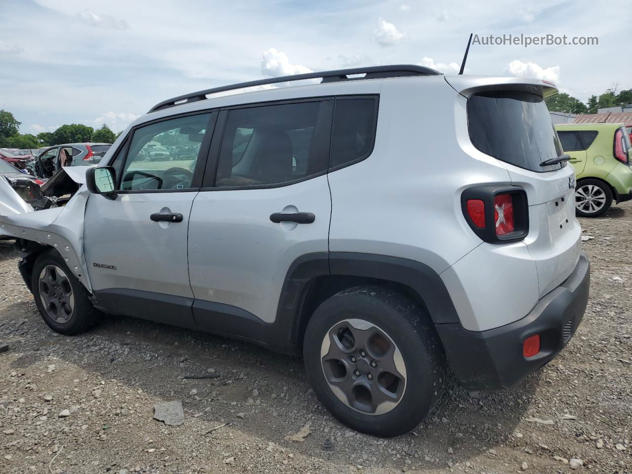 2017 Jeep Renegade Sport Silver vin: ZACCJAAB6HPE67168