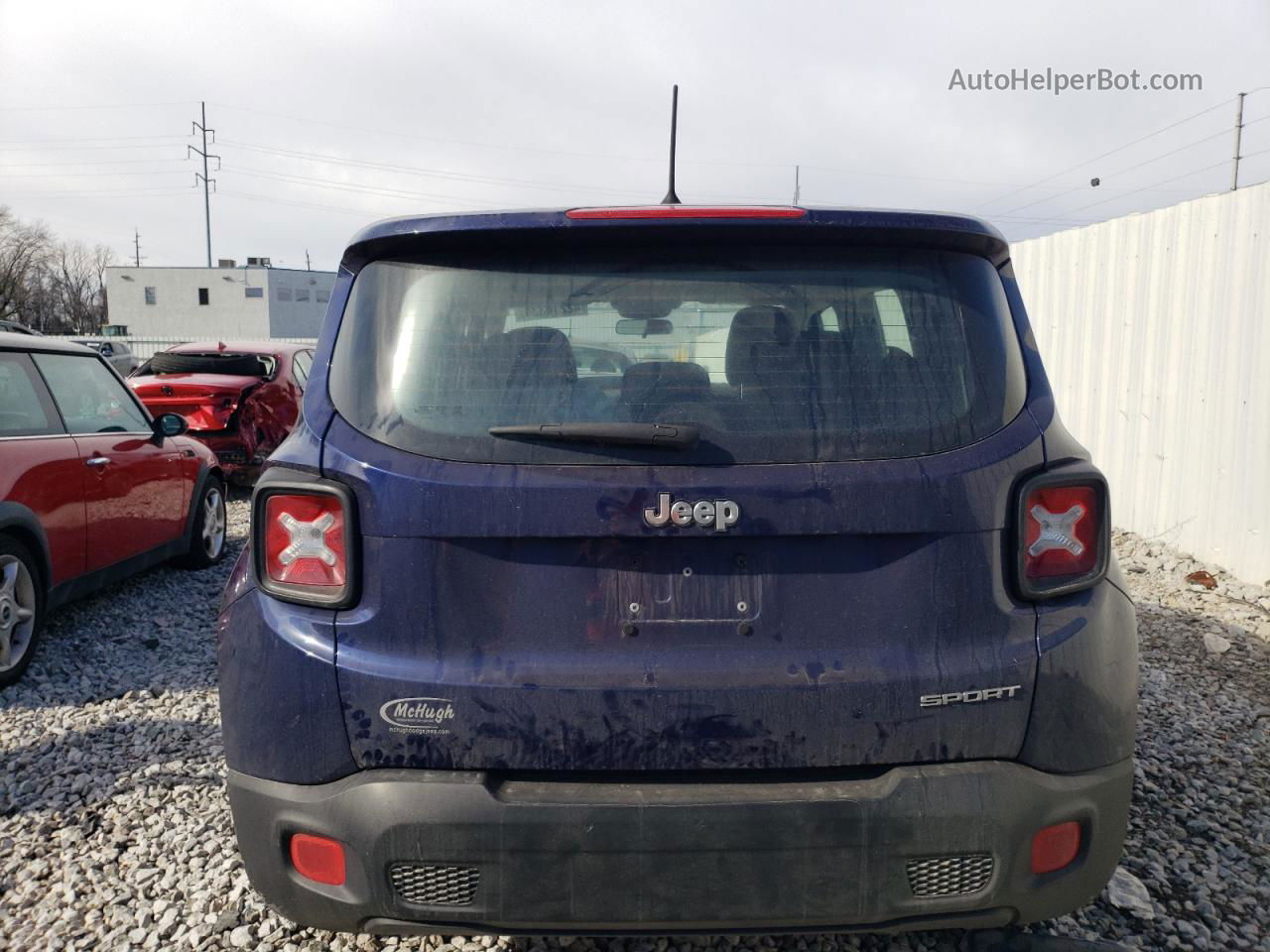 2017 Jeep Renegade Sport Blue vin: ZACCJAAB6HPE79613