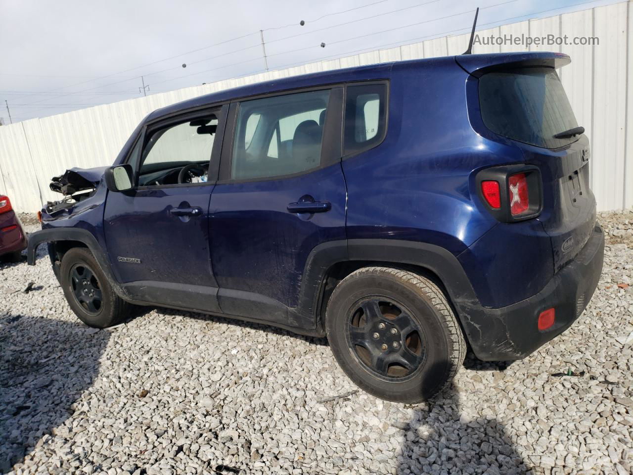 2017 Jeep Renegade Sport Blue vin: ZACCJAAB6HPE79613