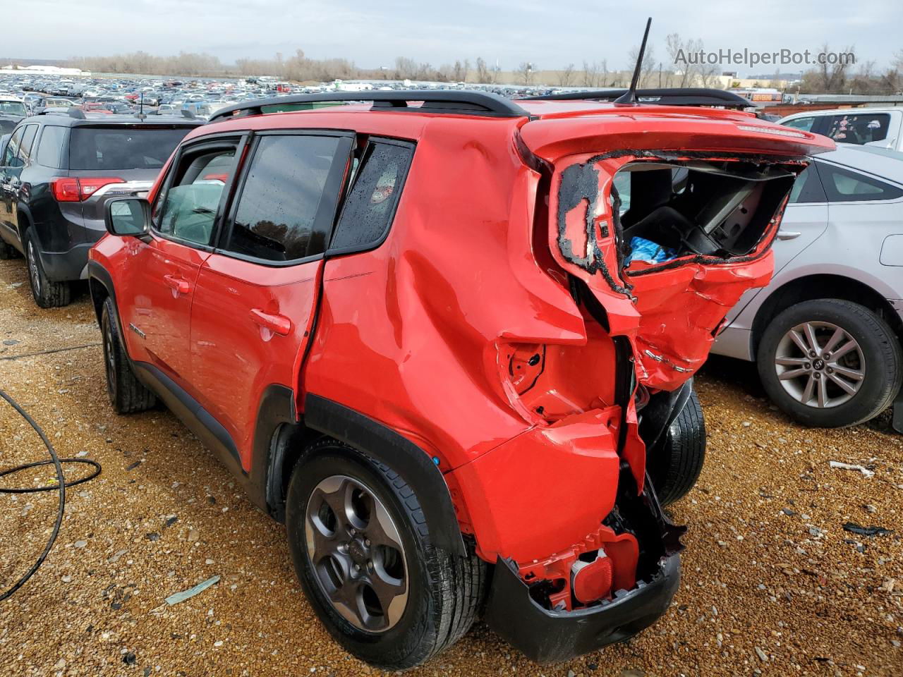 2017 Jeep Renegade Sport Красный vin: ZACCJAAB6HPF02548